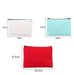 Custom Eco-Friendly Recycled Cotton Canvas Zippered <b>Foldable</b> Shopping <b>Bag</b> - Product Image 6