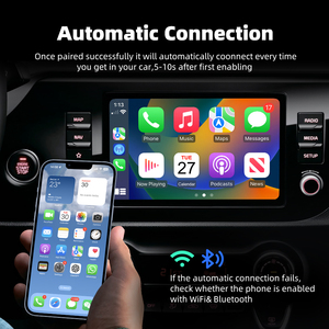 EKIY беспроводной адаптер apple CarPlay Android Auto <span class=keywords><strong>USB</strong></span> Tpy-c, проводной и беспроводной адаптер CarPlay для оригинальных автомобилей Carplay - Product Image 5