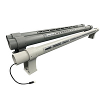 Lampe linéaire LED unilatérale Dia.114mm IP65 DC24V 4000K coupe-vent pour éclairage de bord de pont, de route et de passerelle