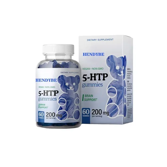 대량 수면 비타민 5 체중 관리를위한 HTP 세로토닌 구미 스트레스 해소 성인 불면증 수면 보조제 이완제 멜라토닌 12 mg