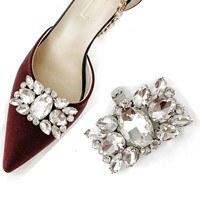 Vente directe d'usine, breloques détachables pour chaussures, clips pour chaussures, accessoires pour chaussures, ornements décoratifs en strass