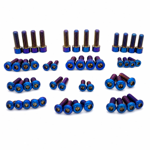 Viti in Titanio GR5 Personalizzate M3 M4 <span class=keywords><strong>M5</strong></span> M6 con Testa a Bottone e Esagonale Incassato, Produttore di Elementi di Fissaggio per Biciclette, Moto, Droni, Auto RC - Product Image 1