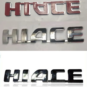 Hiace Van 2005-2018 Chrome logo Emblem Car Abs Stickers Quantum Minibus Marcas de <span class=keywords><strong>puerta</strong></span> trasera 75441-26280 - Product Image 6