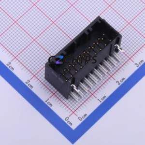 1-1827876-0 Wire-to-Board Pin Header Bent Lead Through Hole,P=2.5mm Connector 2x10P 2.5mm Right Angle Insert 20P - Product Image 2