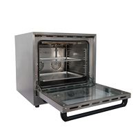 Four électrique de convection de four de vapeur de Combi avec le matériel d'acier inoxydable de plateaux de la fonction 60L 4 de vapeur