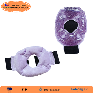 Rodillera de <span class=keywords><strong>Gel</strong></span> Frío con Bolsa de Hielo, Vendaje Enfriador, Compresa Fría y Caliente Reutilizable con Perlas de Hielo, Paquete de Terapia Dirigida para Alivio de Rodilla - Product Image 6