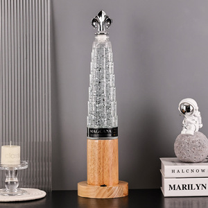 Led Dolphin hình RGB long lanh ánh sáng ban đêm đèn bàn lớn tháp bóng râm nhựa cơ sở Pin hoạt động chuyển đổi điều khiển cho trẻ sơ sinh - Product Image 2