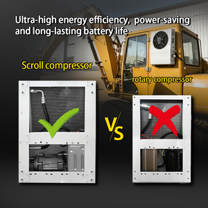 Aire Acondicionado para Camiones 12V/24V, Enfriador de Cabina para Furgonetas, Climatizador de Estacionamiento para Camiones 12/24 Voltios - Product Image 5