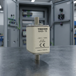Fusibles à lame Tibcon NH00/NH01 500V 120kA à action rapide, haute capacité de coupure, compatibles IEC 60269, en céramique - Product Image 3