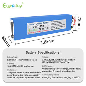電動自転車用 36V リチウムイオンバッテリー <span class=keywords><strong>7.5Ah</strong></span> 10Ah 12Ah 13.5Ah 14Ah 36Ah 11.6Ah 417.6Wh E-bike バッテリー - Product Image 6