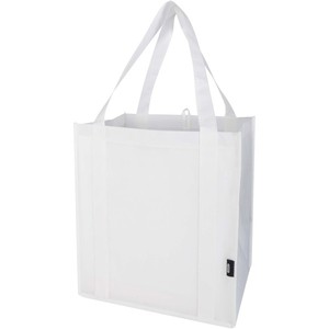 Liberty 29L Tote Bag media con fondo rigido con lettera stampata in tessuto Non tessuto riciclabile certificato GRS - Product Image 1