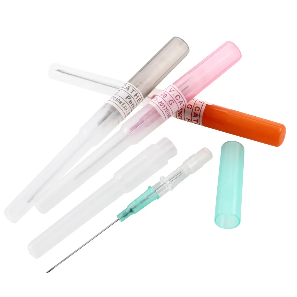 Сталь I.V. Катетер Cannula, стерильные иглы для пирсинга, 14 г, 16 г, 18 г, 20 г, набор ювелирных изделий для тату и тела, датчики