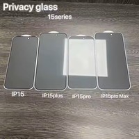 Protection d'écran en verre trempé anti-rayures anti-espion 9H pour XS/X/XR/11/12 Pro Max, couverture intégrale, confidentialité