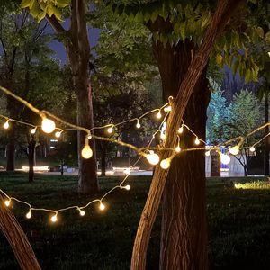Guirlande lumineuse LED à bulles étanche IP65 220V rechargeable pour extérieur, sapin de Noël, intérieur, fête du Nouvel An, décoration personnalisée - Product Image 4