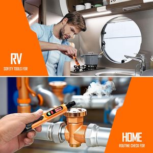 جهاز إنذار طبيعي محمول PT202 لتحديد موقع تسرب الغاز من الغازات القابلة للاحتراق غاز الميثان LPG LNG الصرف الصحي المنزلي - Product Image 3