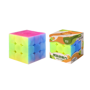 مكعب سحري احترافي من كيو واي طراز واريور دبليو <span class=keywords><strong>3</strong></span>×<span class=keywords><strong>3</strong></span>×<span class=keywords><strong>3</strong></span> بدون ملصقات، مكعب سرعة صغير ثلاثي الطبقات للأطفال كهدية - Product Image 6