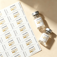 Étiquettes personnalisées en vinyle adhésif pour flacons, haute adhérence, résistantes à l'huile, aux UV et à la chaleur, séchage rapide, petites autocollantes 3ml/5ml/10ml