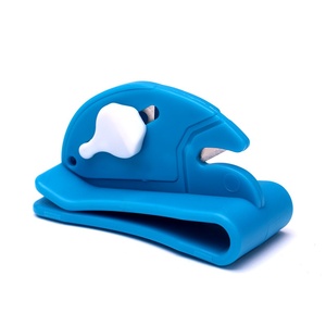 Coupe-ballons en plastique durable bleu, blanc et noir, écologique, pour la décoration de fête, rentrée scolaire, Halloween - Product Image 4