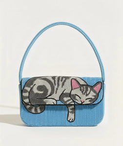 Bolsos hechos a mano para mujer, impermeables, casuales, con cierre de cremallera, forro de poli gamuza, ecológicos. - Product Image 3