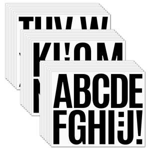 Autocollants <span class=keywords><strong>lettres</strong></span> et chiffres autocollants de 3 pouces, grande taille, <span class=keywords><strong>lettres</strong></span> anglaises, vinyle imperméable, pour boîte <span class=keywords><strong>aux</strong></span> <span class=keywords><strong>lettres</strong></span> - Product Image 2