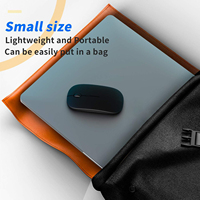 2.4G sans fil silencieux Mini 3D LED souris USB ordinateur portable PC sans fil Rechargeable 10m portée 1600 DPI 6 niveaux de réglage silencieux