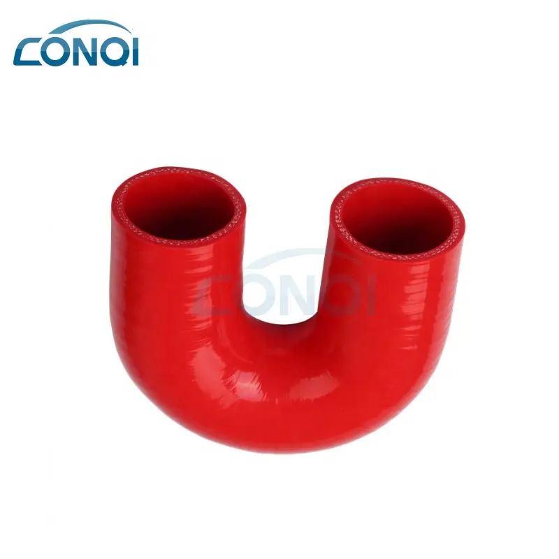 Fornitura produttore di gomiti a forma di U tubo flessibile tubo flessibile in Silicone ad alta temperatura tubo tubo per auto
