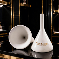 Testeur de parfum en céramique minimaliste, outil de dégustation en porcelaine, accessoire olfactif pour la combinaison de senteurs