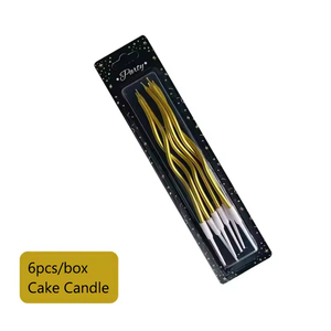 Meilleur prix de gros, bougies d'anniversaire en spirale très vendues, fournisseur de bougies pour gâteaux - Product Image 3