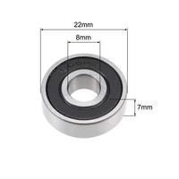 Roulements de skateboard haute vitesse 608rs, roulements à billes 6082rs pour skateboard, quad, roller en ligne, trottinettes, roues