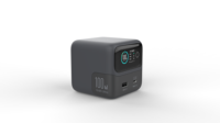 Chargeur de bureau 110W avec écran TFT, câble Type-C rétractable intégré 65W, station de charge sans fil pour Apple/Samsung Watch AVS
