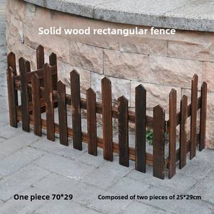 سياج خشبي متفحم مضاد للتآكل ، سياج حديقة خارجي ، سياج خشبي وتعريشة ، منتج سياج حديقة - Product Image 2