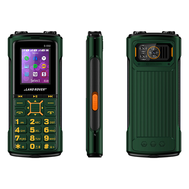 2024 S002 Feature Phone with 1.77inch Display Large Battery Dual SIM FM Radio Flashlight VGA Camera Senior Phone