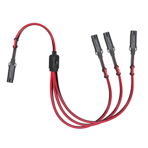 Cablaggio per <span class=keywords><strong>auto</strong></span> <span class=keywords><strong>cavi</strong></span> caricabatteria per <span class=keywords><strong>batteria</strong></span> 3x SAE Splitter pannello di disconnessione energia solare Sae - Product Image 1