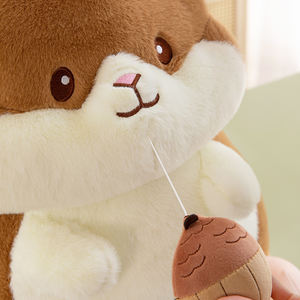 Almohada de felpa de <span class=keywords><strong>ardilla</strong></span> gordita de dibujos animados, juguete de animal relleno de <span class=keywords><strong>ardilla</strong></span> suave, creativo, divertido, juguetón, <span class=keywords><strong>ardilla</strong></span> <span class=keywords><strong>gorda</strong></span> - Product Image 6