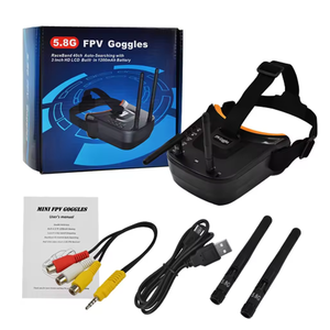 5.8Ghz Fpv Bril, LS-VR009 Video Headset 5.8G 40ch Hd <span class=keywords><strong>3</strong></span> Inch 16:9 Display Mini Fpv Bril Voor Fpv Quadcopter Drones - Product Image 6