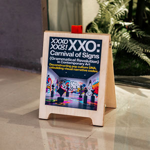 Fırın, kahve dükkanı, açık ahşap A-tabela panosu, çift taraflı kat tavana reklam ekranı - Product Image 6