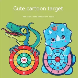 Gioco educativo all'aperto interattivo gioco di tiro pistola bersaglio balestra palla appiccicosa dinosauro lancio arco e freccia giocattoli per bambini - Product Image 2