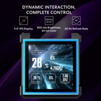 Enfriador Líquido para CPU ALIBABA LIAN LI Hydroshift II C 360TL RGB, 360 mm AIO, Pantalla LCD IPS de 2.1 Pulgadas, Alibaba (HS2LCD36TB)