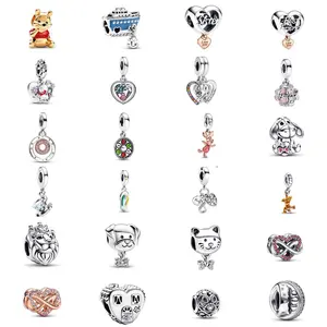 Manufacturers low price wholesale 925 silver charm pop jewelry bracelet fit for Pandora beads