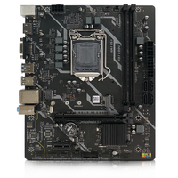 Placa Base Intel H110 LGA 1151 Micro ATX para Computadora de Escritorio, Compatible con Memoria RAM DDR4 de 32GB, CPU de 6ª a 9ª Generación LGA1151, Placa Base para Juegos
