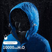 Veste Shell impression personnalisée logo brodé trois-en-un personnel trench-coat imperméable doublé polaire épaissi boutique de fumeurs