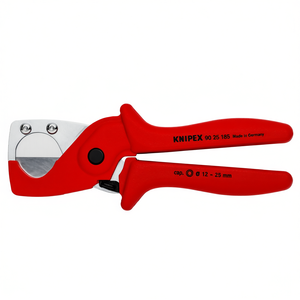 Cortador de tubos Knipex con capacidad de 12-25 mm para tubos de metal y plástico - Product Image 1