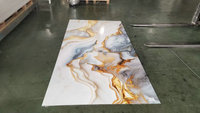 Panneaux muraux 3D en PVC UV effet marbre, modernes, imperméables, ignifuges, pour usage extérieur, salle de bain et domestique