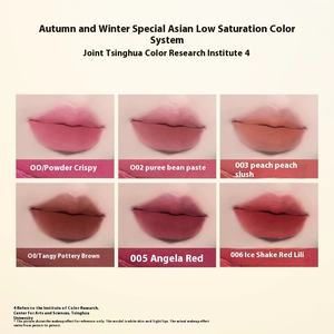 Colorkey, lápiz labial de terciopelo para mujer, baja saturación, blanqueamiento, esmalte de labios Mineral, efecto hidratante, tarro pequeño, rubor de barro para labios - Product Image 2