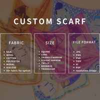 Mode Lady Écharpes Double Côtés Imprimer Foulard En Soie Hijab Soie 90x90cm Impression Service Designer