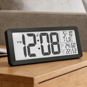 Grote kalender Draadloos Temperatuur-vochtigheid Multi-display Digitaal weeruurwerkstation Binnen en buiten met externe sensor - Product Image 1