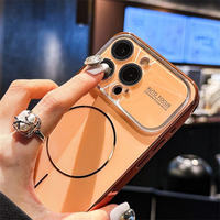 Nouvelle coque magnétique en verre pour iPhone 17 Air 16 15 Pro Max avec films de protection d'objectif en verre et accessoires pour téléphone