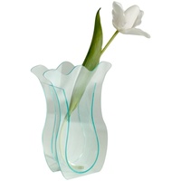 Vase à fleurs en forme de nuage en acrylique contemporain moderne, glaçure en pierre transparente, porte-stylo pour pinceau de maquillage, vase de sol décoratif