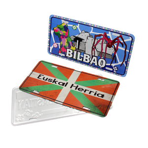 <span class=keywords><strong>Plaque</strong></span> d'<span class=keywords><strong>immatriculation</strong></span> de véhicule personnalisée avec logo, en aluminium réfléchissant, à prix abordable - Product Image 1