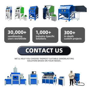 Sandblasting Machine Sandblaster Cabinet for Metal Glass Stone Aluminum Dry Blast Cleaning <strong>Equipment</strong> - Product Image 4